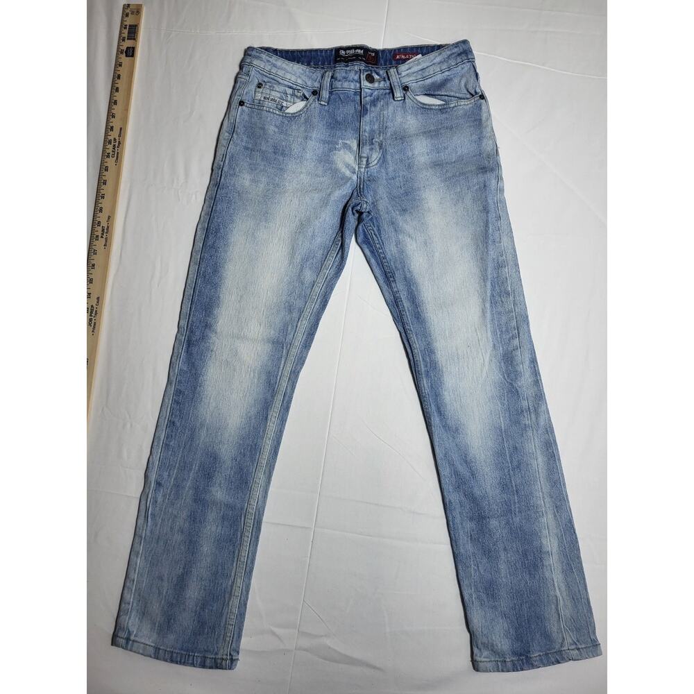 Ecko Unltd Athletic Fit Jeans Men’s 30x30 Blue Stretch Y2K Streetwear